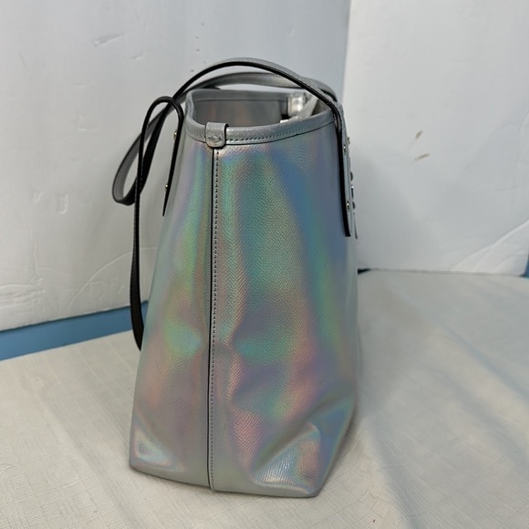 🌺Coach SILVER HOLOGRAM 75 anniversary BAG ,WALLET and ROBOT bag SET - Picture 11 of 13